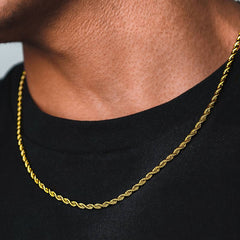 Rope Chain - 24kt Gold