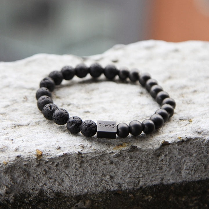 Black Collection - Lava Stone Bead Bracelet