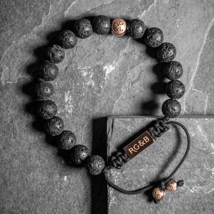 Lava Stone Bead Bracelet - Premium