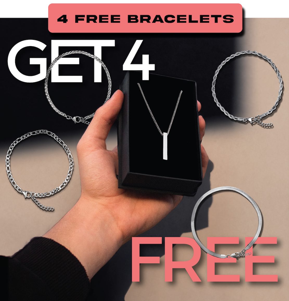 Minimal Bar Necklace and Bracelets (BUNDLE & SAVE)