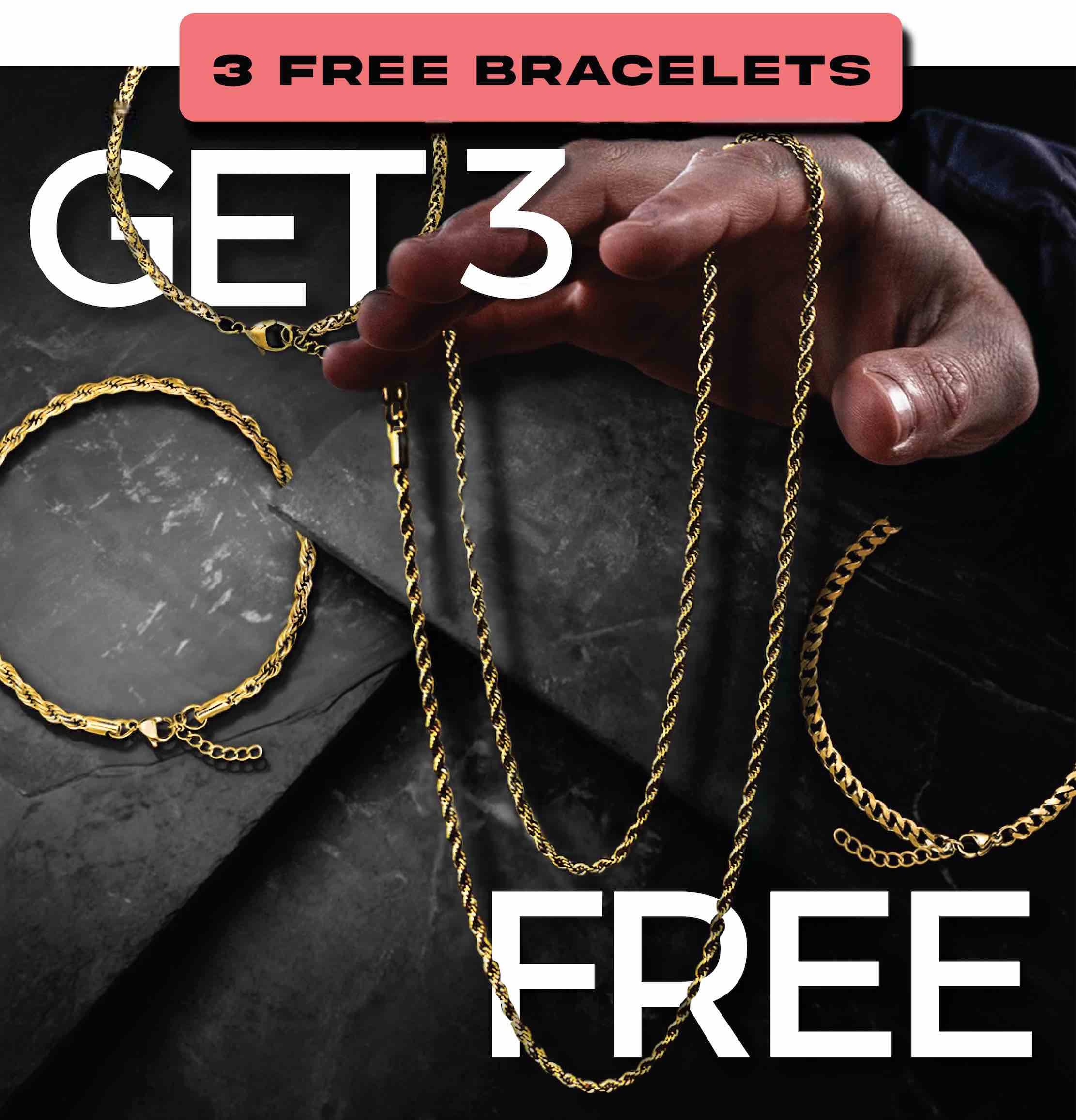 24kt Gold Rope Chain - BUNDLE & SAVE