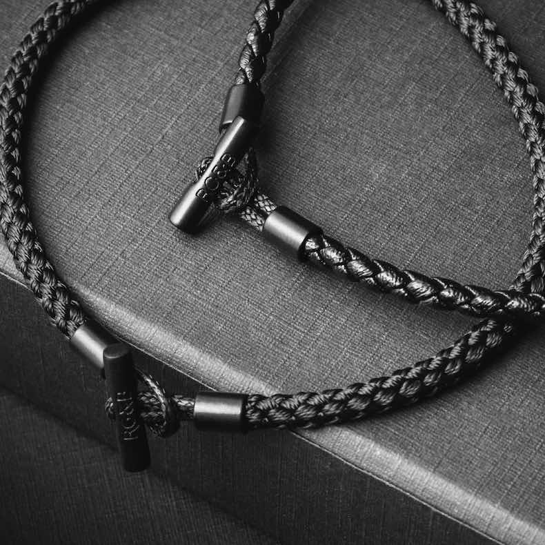 Minimal Bar Bracelet - Rope