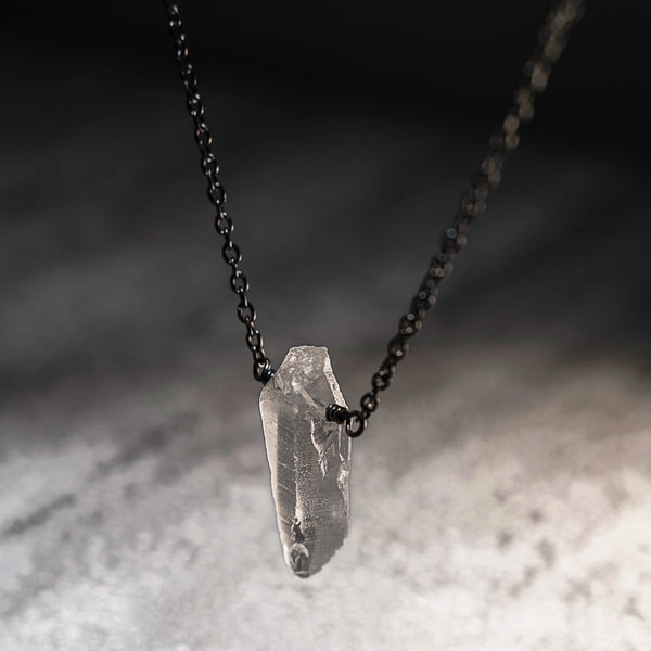 Talisman Necklace - Raw Quartz Crystal