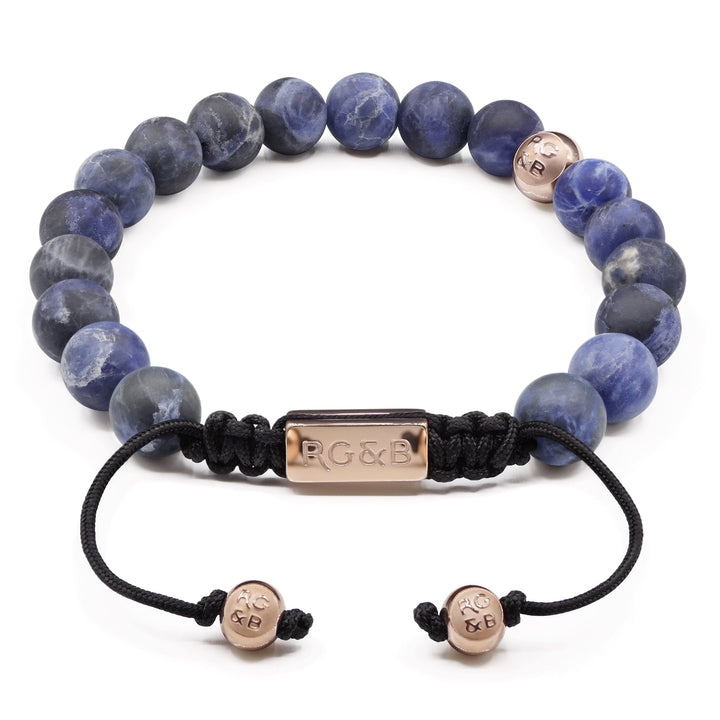 Sodalite Stone Bead Bracelet - Premium