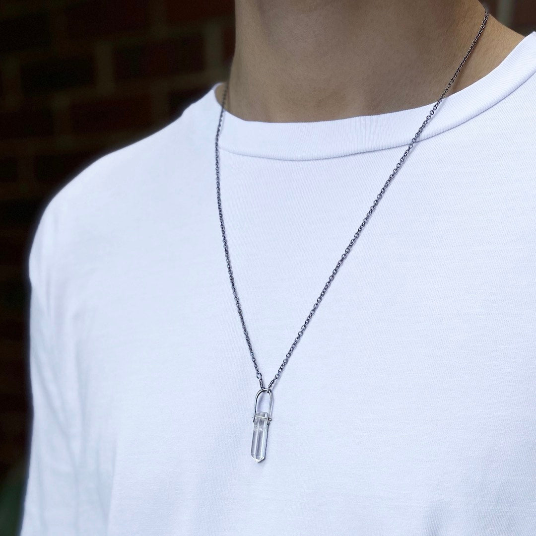 Talisman Necklace - Quartz Crystal