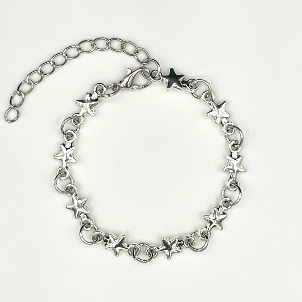 Astralis Link Chain Bracelet in Silver