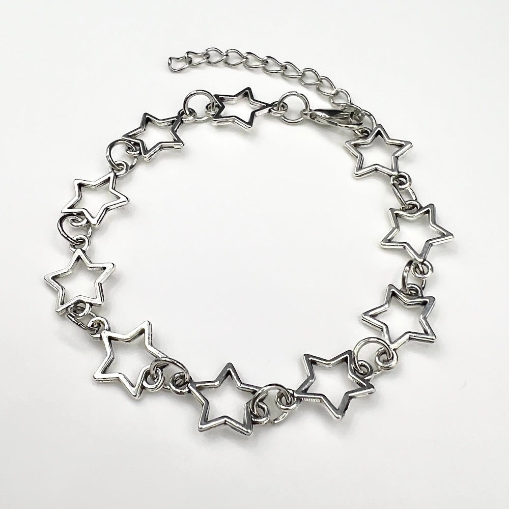 Stellar Link Chain Bracelet in Silver