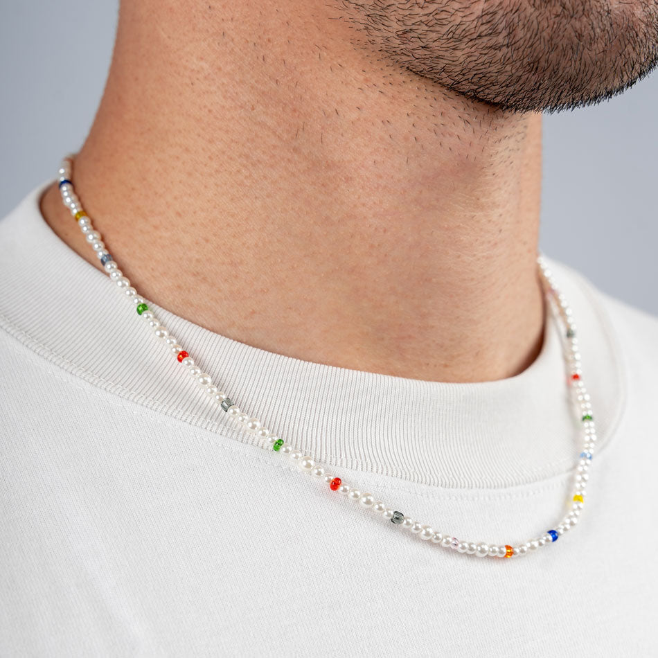 Pearl Necklace - Multicolored – RoseGold u0026 Black Pty Ltd