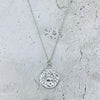 Cancer Star Sign Necklace - Fine chain necklace featuring a delicate star sign pendant. Birth date June 21 - July 22 is for Cancer. Available in Silver, Gold, and Rose Gold.