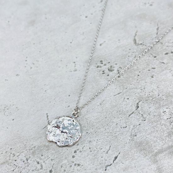 Capricorn Star Sign Necklace - Fine chain necklace featuring a delicate star sign pendant. Birth date December 22 - January 19 is for Capricorn. Available in Silver, Gold, and Rose Gold.