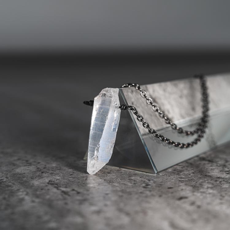 Quartz Crystal Necklace - Our Quartz Crystal Necklace Features a Hand-Selected & Specimen Grade Quartz Crystal and is absolutely hand-crafted.