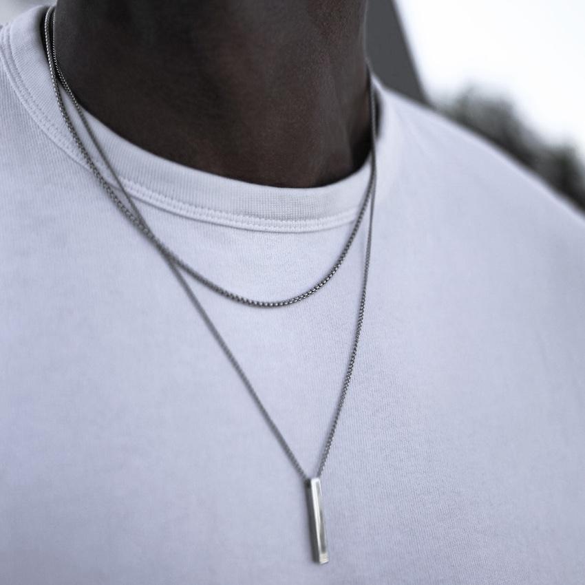 Bar Necklace Set in Silver – RoseGold u0026 Black Pty Ltd