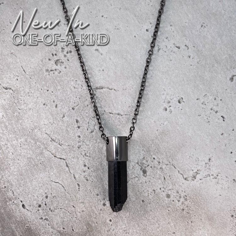 Black Tourmaline Necklace - Our Black Tourmaline Necklace Features a Hand-Selected & Specimen Grade Black Tourmaline Crystal and is absolutely hand-crafted.