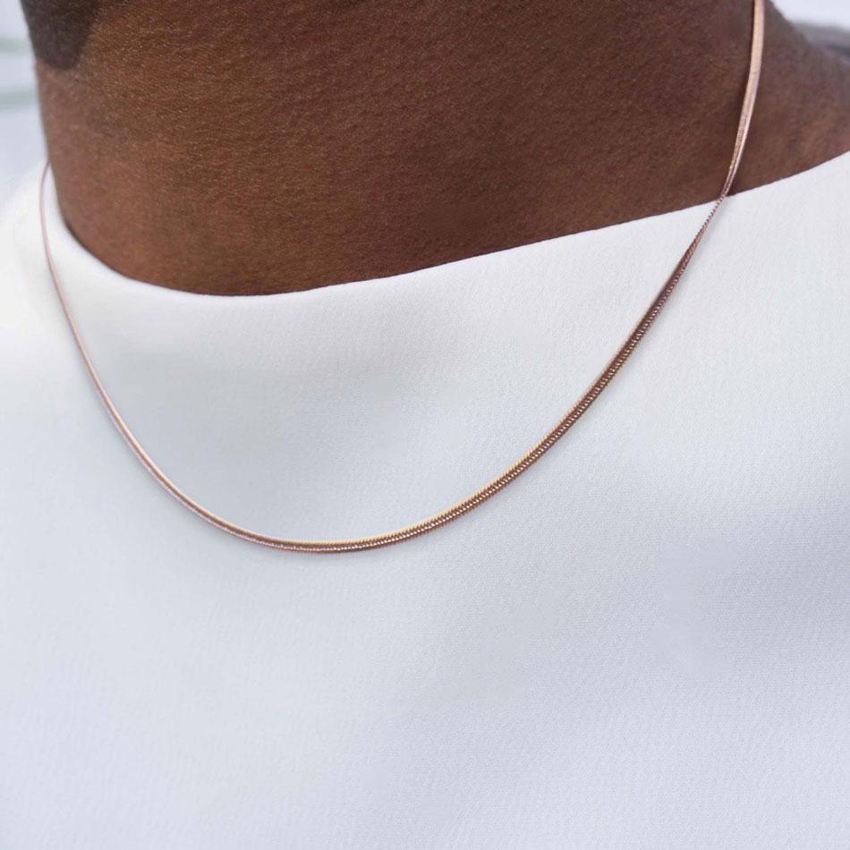 Buy Stylish Diamond Pendant Rose Gold Chain Necklace Online – The Jewelbox