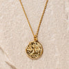 Libra Star Sign Necklace - Fine chain necklace featuring a delicate star sign pendant. Birth date September 23 - October 22 is for Libra. Available in Silver, Gold, and Rose Gold.